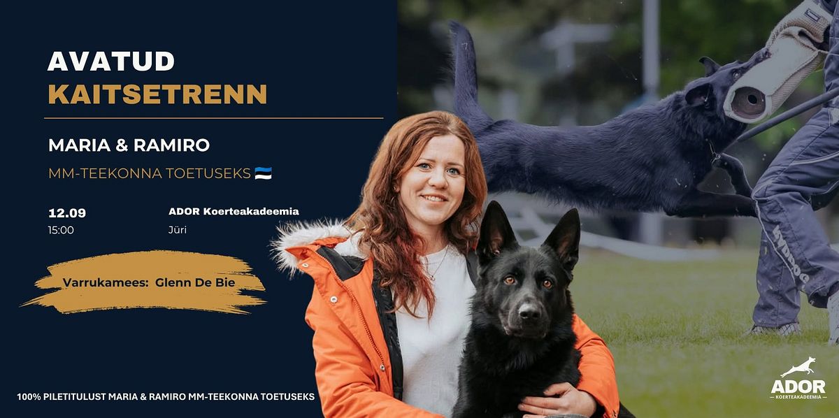 Eesti koerasport avatud kaitsetrenn